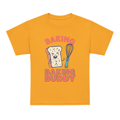 Baking Buddy V3 | Youth t-shirt Gold Apparel > Kids' T-Shirts ZomaModa