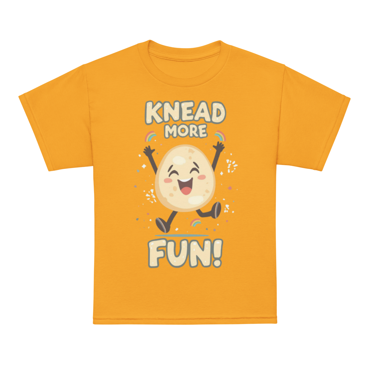 Knead More Fun V3 | Youth t-shirt Gold Apparel > Kids' T-Shirts ZomaModa
