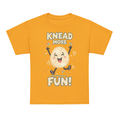 Knead More Fun V3 | Youth t-shirt Gold Apparel > Kids' T-Shirts ZomaModa