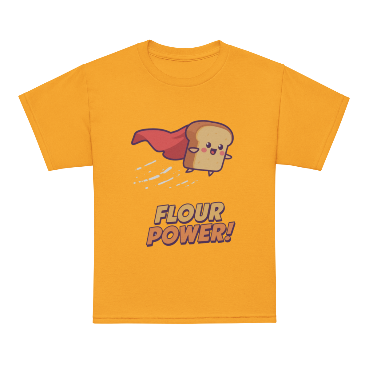 Flour Power V3 | Youth t-shirt Gold Apparel > Kids' T-Shirts ZomaModa
