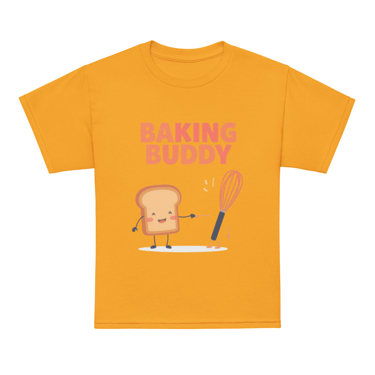 Baking Buddy V5 | Youth t-shirt Gold Apparel > Kids' T-Shirts ZomaModa