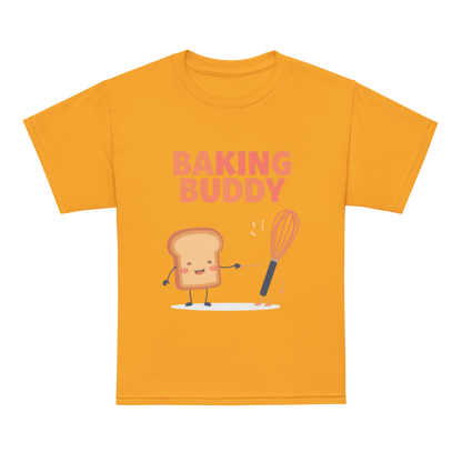 Baking Buddy V5 | Youth t-shirt Gold Apparel > Kids' T-Shirts ZomaModa