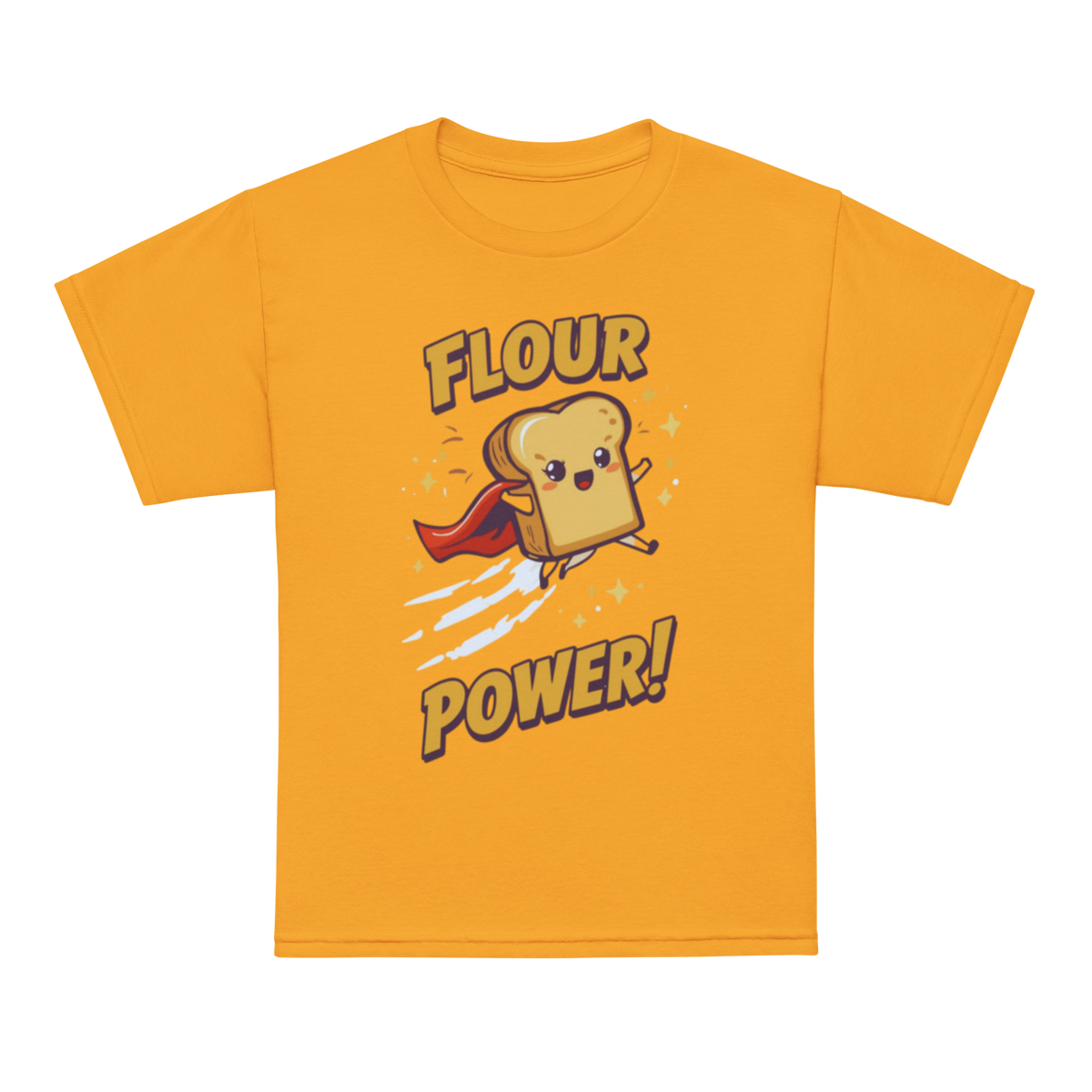 Flour Power V5 | Youth t-shirt Gold Apparel > Kids' T-Shirts ZomaModa