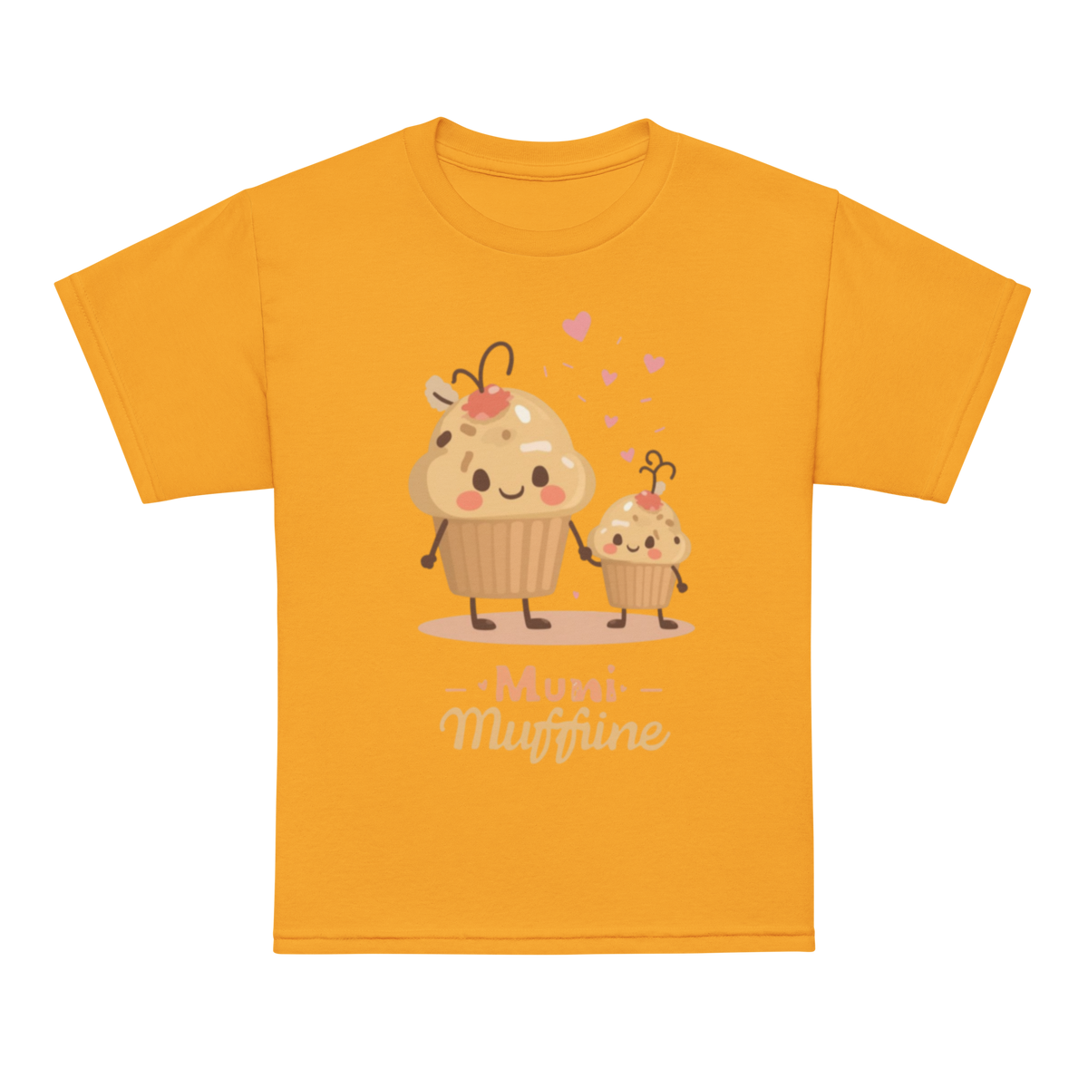 Mini Muffin Maker V4 | Youth t-shirt Gold Apparel > Kids' T-Shirts ZomaModa