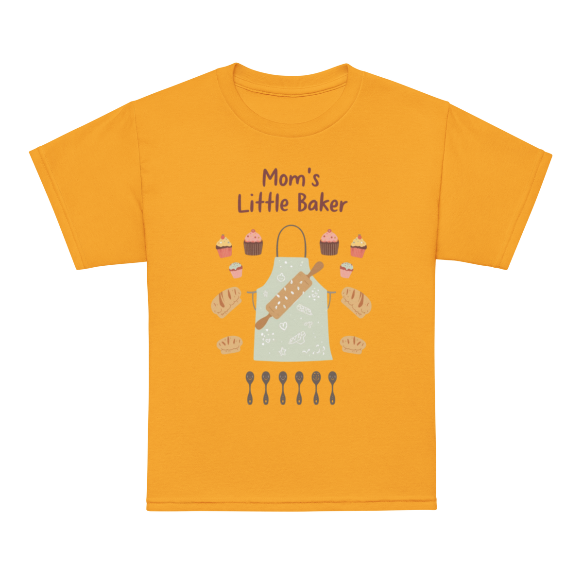 Mom’s Little Baker V5 | Youth t-shirt Gold Apparel > Kids' T-Shirts ZomaModa