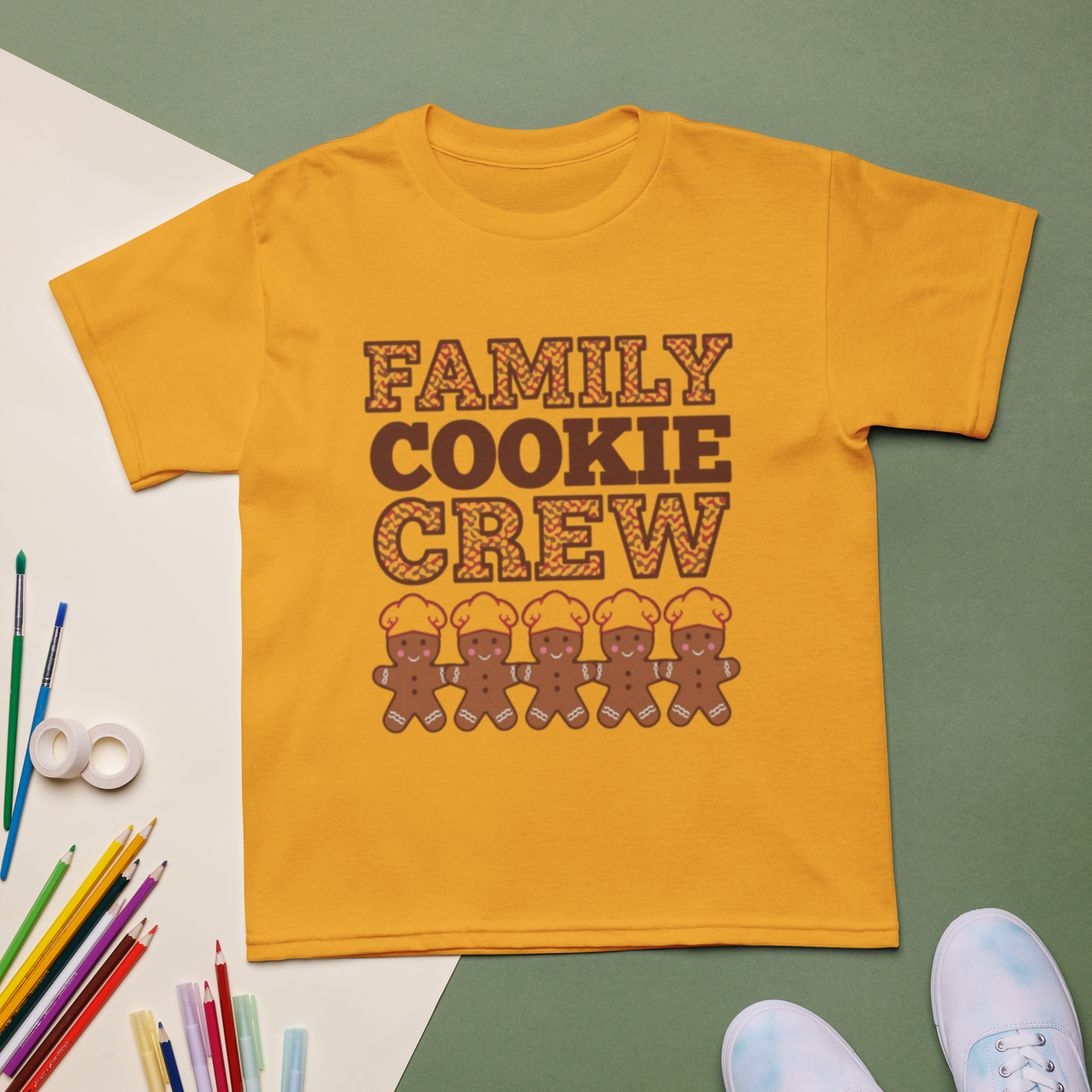 Family Cookie Crew V1 | Kids T-Shirt Apparel > Kids' T-Shirts ZomaModa