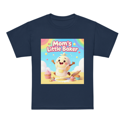 Mom’s Little Baker V1 | Youth t-shirt Navy Apparel > Kids' T-Shirts ZomaModa