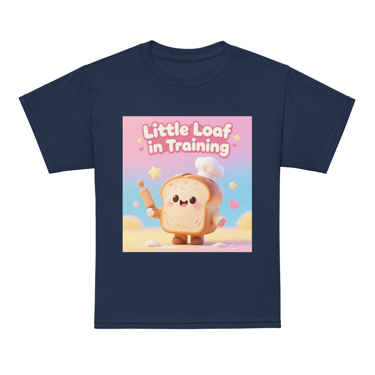 Little Loaf in Training V1 | Youth t-shirt Navy Apparel > Kids' T-Shirts ZomaModa