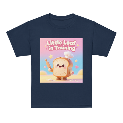 Little Loaf in Training V1 | Youth t-shirt Navy Apparel > Kids' T-Shirts ZomaModa