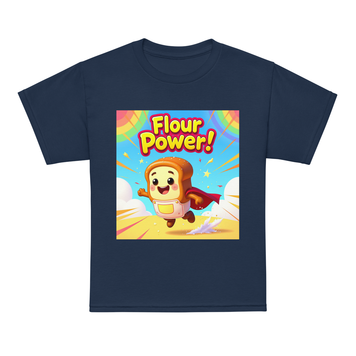 Flour Power V1 | Youth t-shirt Navy Apparel > Kids' T-Shirts ZomaModa