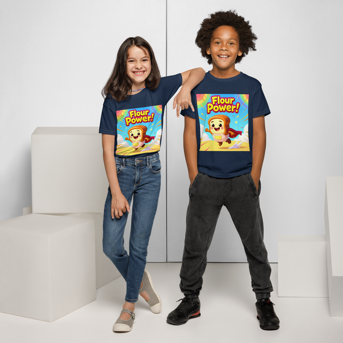 Flour Power V1 | Youth t-shirt Apparel > Kids' T-Shirts ZomaModa