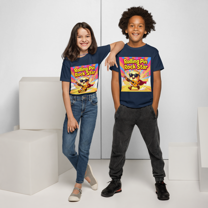 Rolling Pin Rock Star V1 | Youth t-shirt Apparel > Kids' T-Shirts ZomaModa