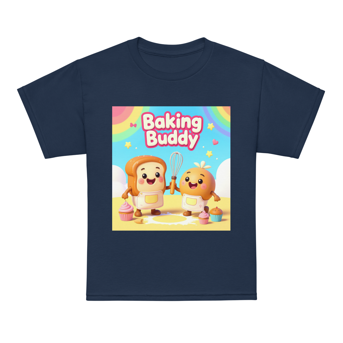 Baking Buddy V1 | Youth t-shirt Navy Apparel > Kids' T-Shirts ZomaModa