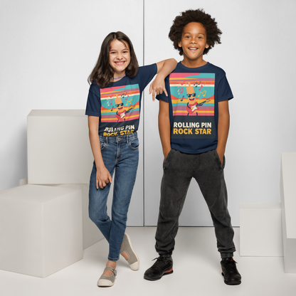 Rolling Pin Rock Star V3 | Youth t-shirt Apparel > Kids' T-Shirts ZomaModa