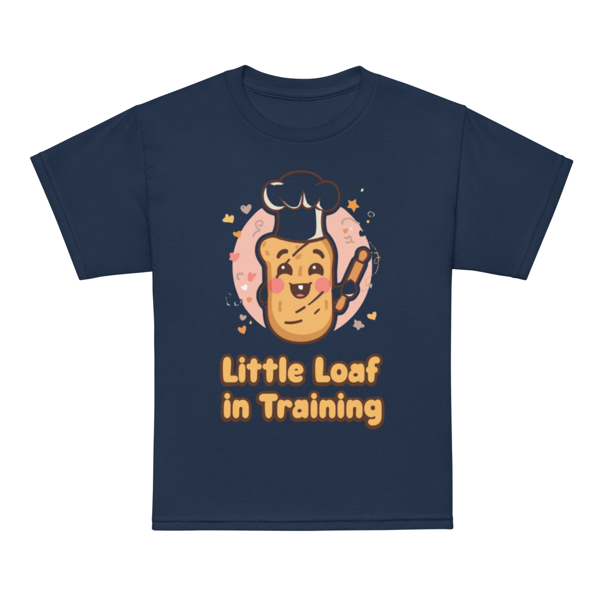 Little Loaf in Training V2 | Youth t-shirt Navy Apparel > Kids' T-Shirts ZomaModa