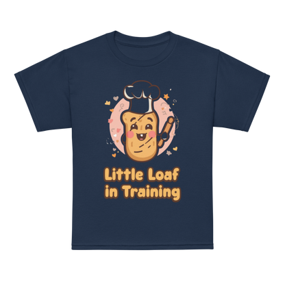 Little Loaf in Training V2 | Youth t-shirt Navy Apparel > Kids' T-Shirts ZomaModa