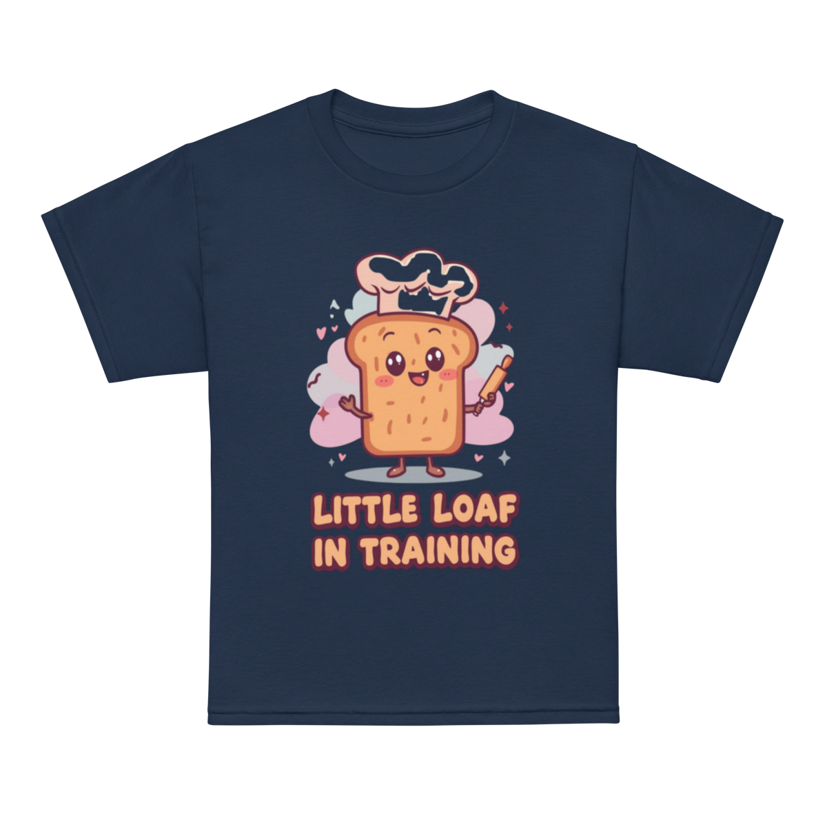 Little Loaf in Training V4 | Youth t-shirt Navy Apparel > Kids' T-Shirts ZomaModa