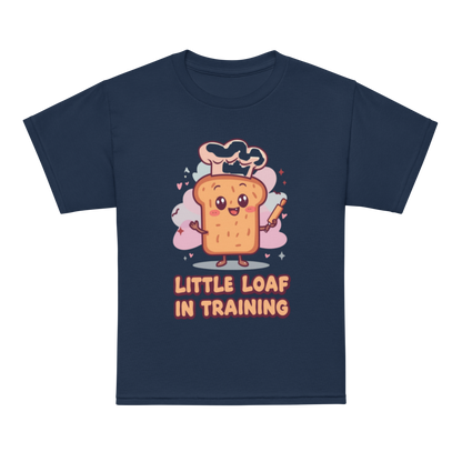 Little Loaf in Training V4 | Youth t-shirt Navy Apparel > Kids' T-Shirts ZomaModa