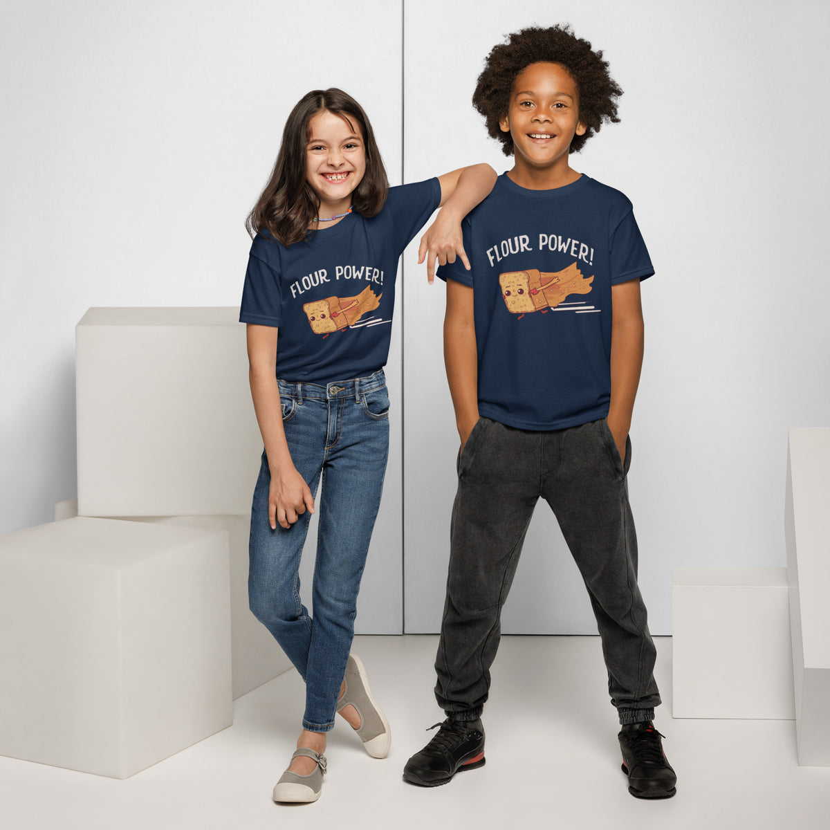 Flour Power V2 | Youth t-shirt Apparel > Kids' T-Shirts ZomaModa