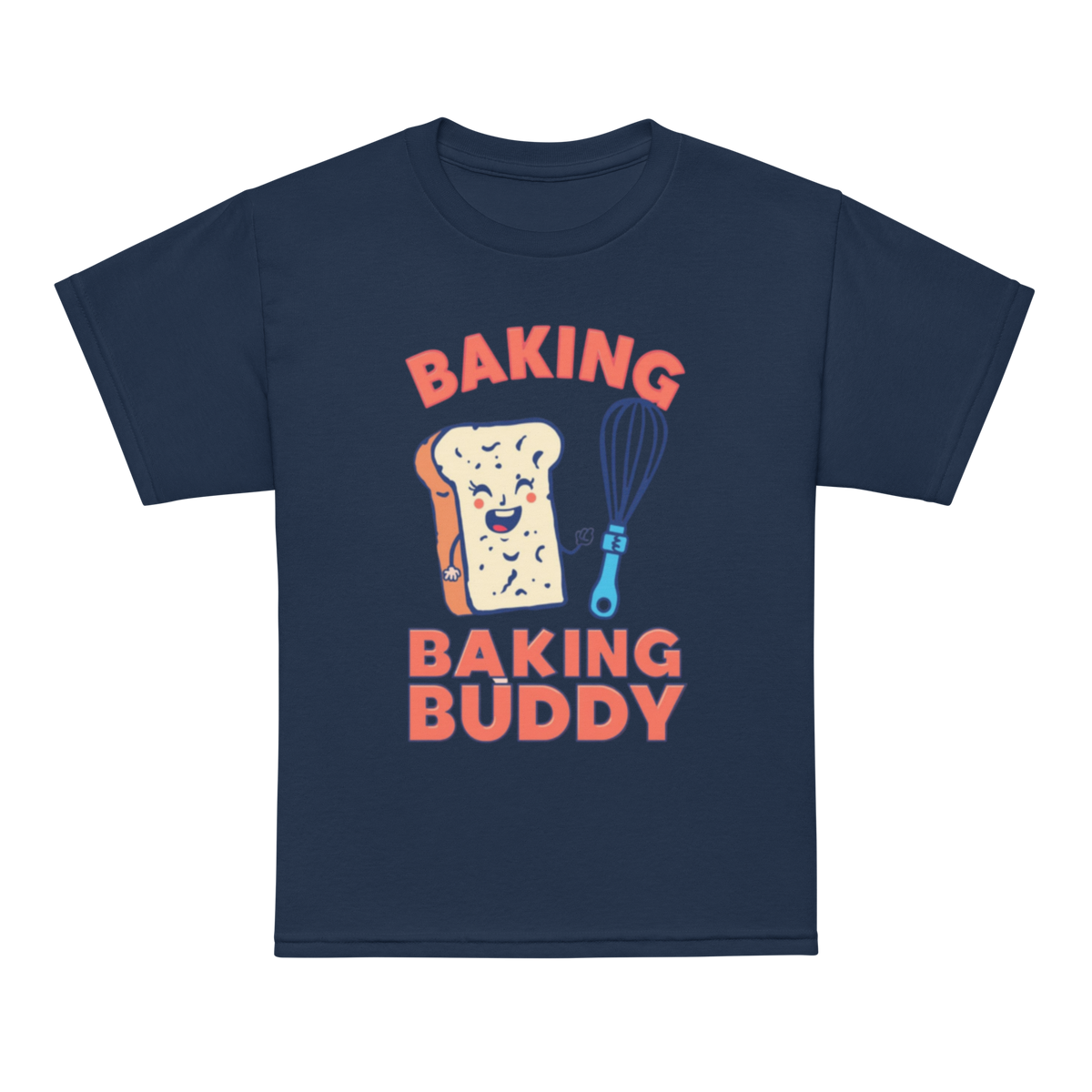 Baking Buddy V3 | Youth t-shirt Navy Apparel > Kids' T-Shirts ZomaModa