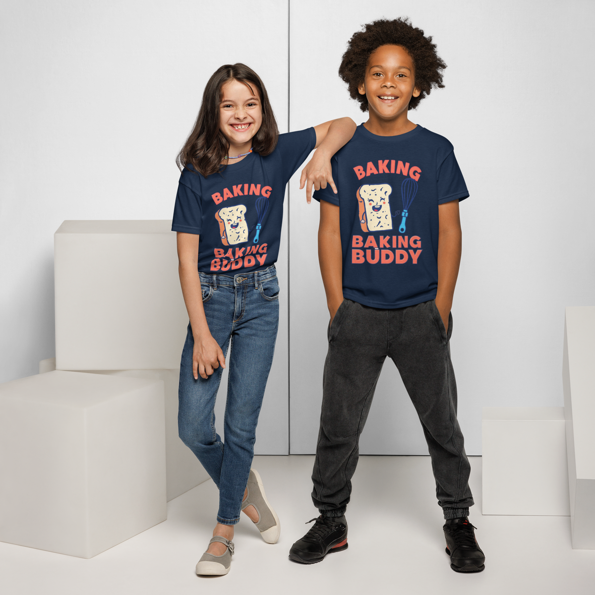 Baking Buddy V3 | Youth t-shirt Apparel > Kids' T-Shirts ZomaModa