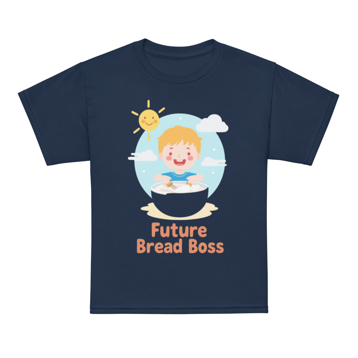 Future Bread Boss V2 | Youth t-shirt Navy Apparel > Kids' T-Shirts ZomaModa