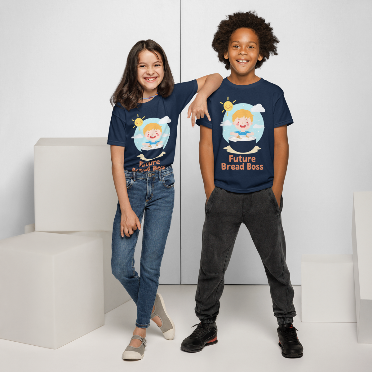 Future Bread Boss V2 | Youth t-shirt Apparel > Kids' T-Shirts ZomaModa