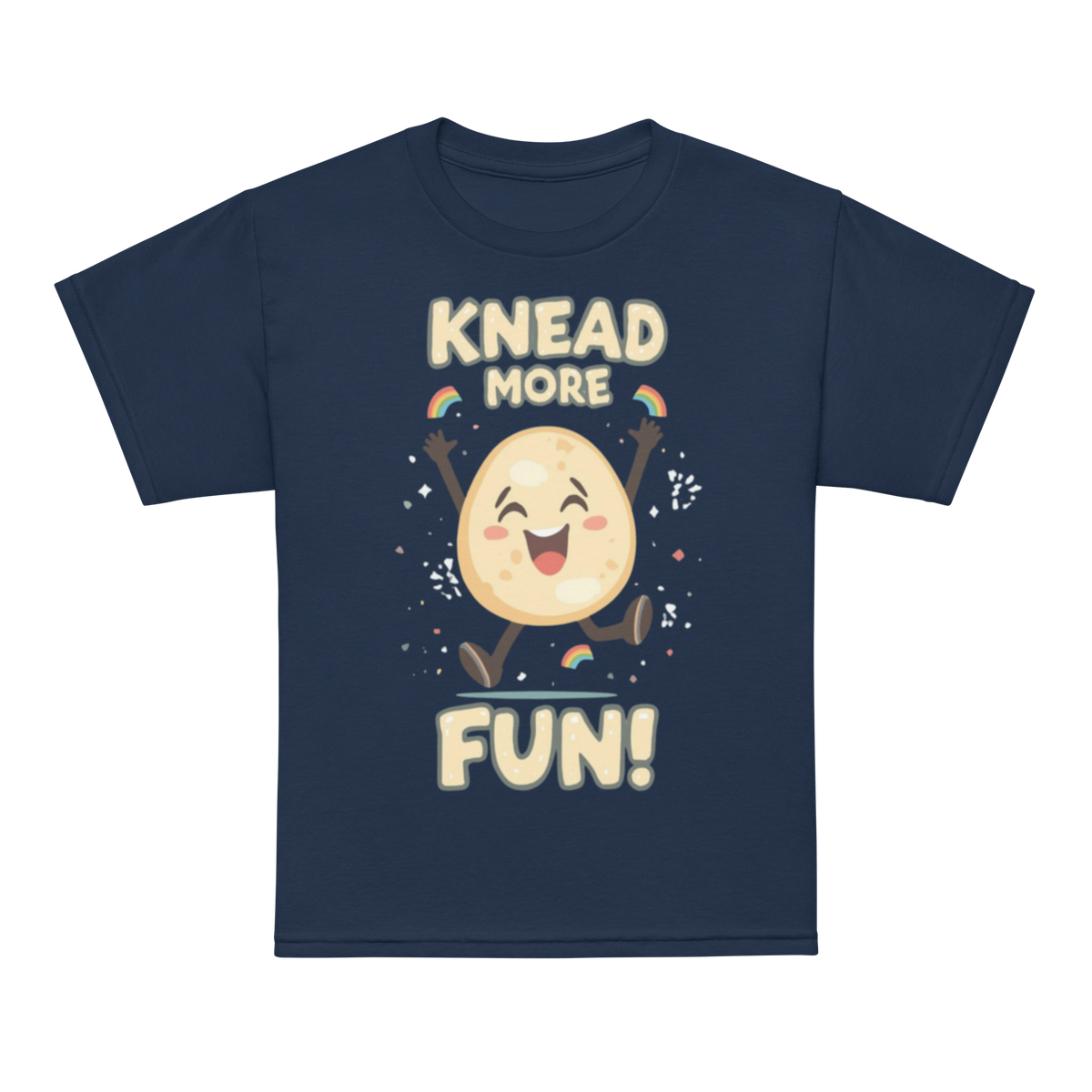 Knead More Fun V3 | Youth t-shirt Navy Apparel > Kids' T-Shirts ZomaModa
