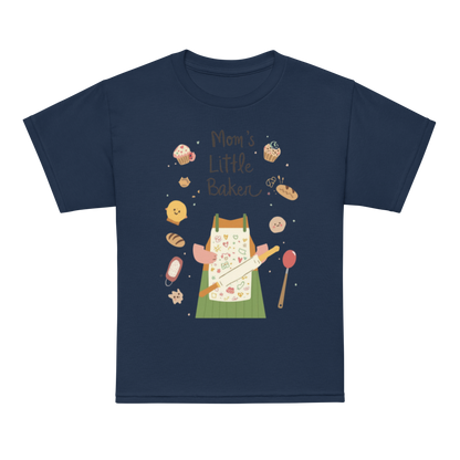 Mom’s Little Baker V3 | Youth t-shirt Navy Apparel > Kids' T-Shirts ZomaModa