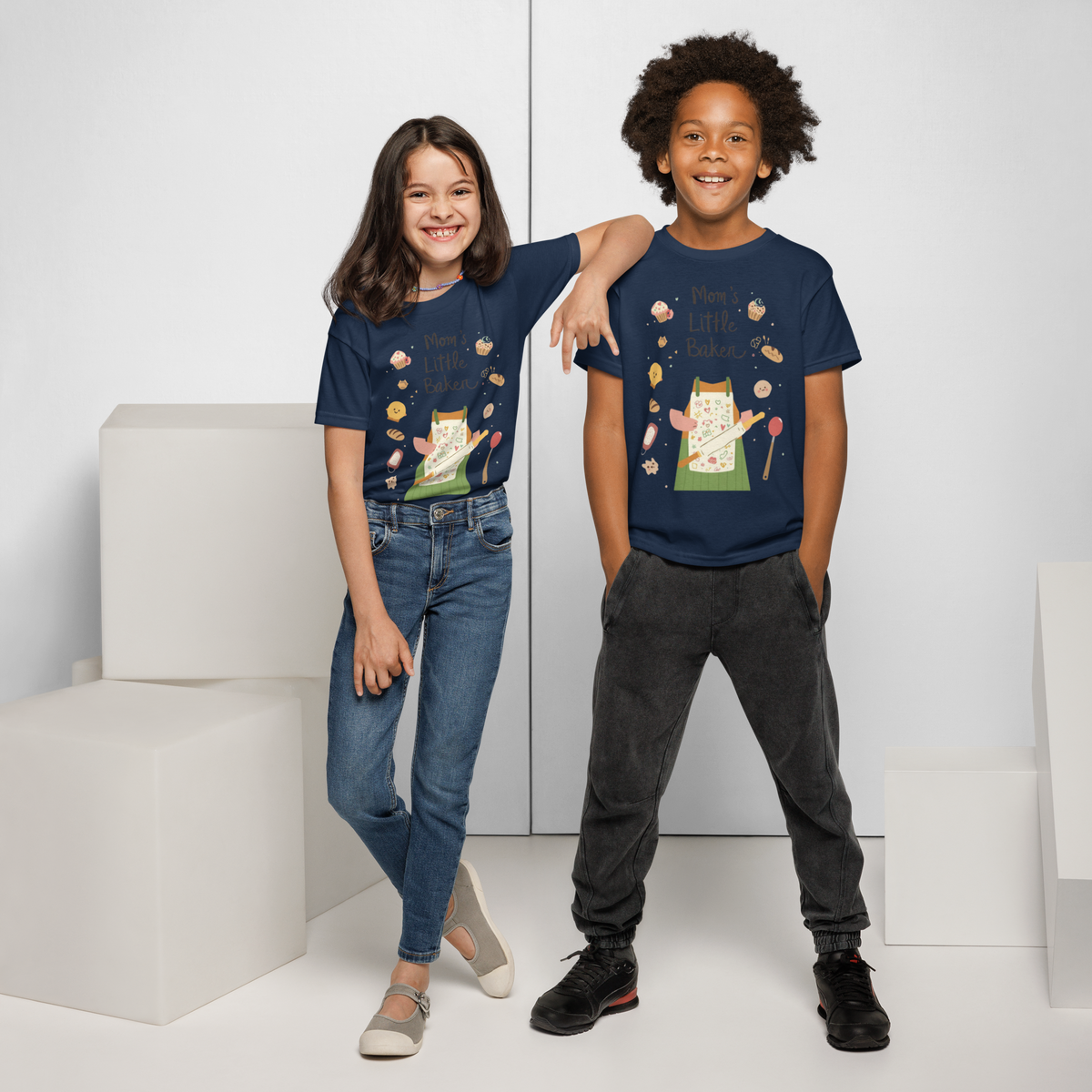 Mom’s Little Baker V3 | Youth t-shirt Apparel > Kids' T-Shirts ZomaModa