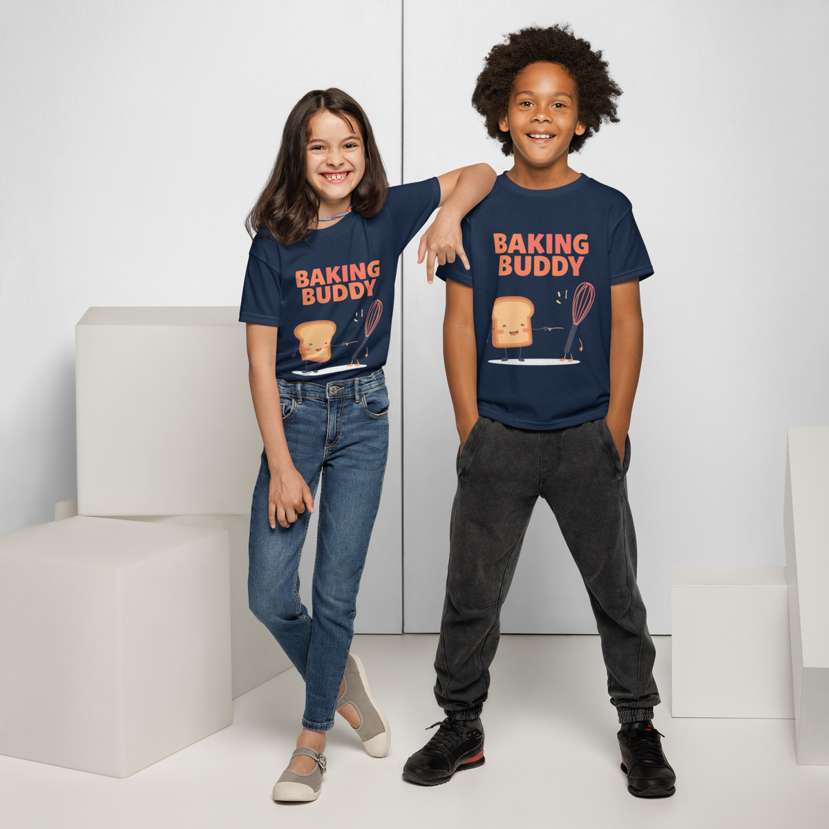 Baking Buddy V5 | Youth t-shirt Apparel > Kids' T-Shirts ZomaModa