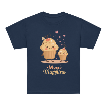 Mini Muffin Maker V4 | Youth t-shirt Navy Apparel > Kids' T-Shirts ZomaModa