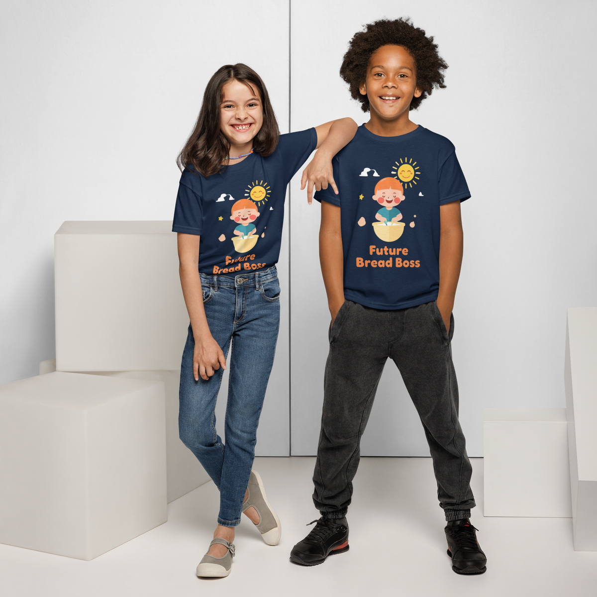 Future Bread Boss V4 | Youth t-shirt Apparel > Kids' T-Shirts ZomaModa