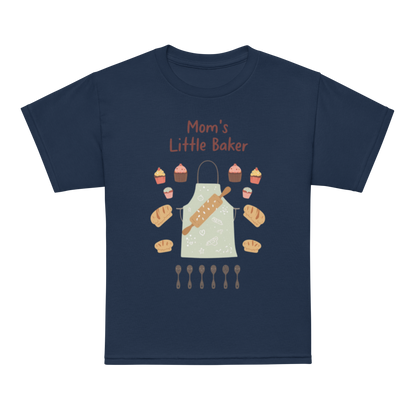 Mom’s Little Baker V5 | Youth t-shirt Navy Apparel > Kids' T-Shirts ZomaModa