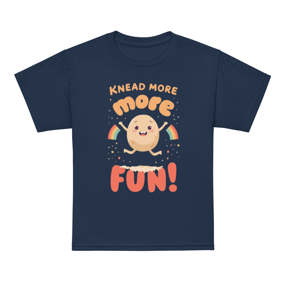 Knead More Fun V5 | Youth t-shirt Navy Apparel > Kids' T-Shirts ZomaModa