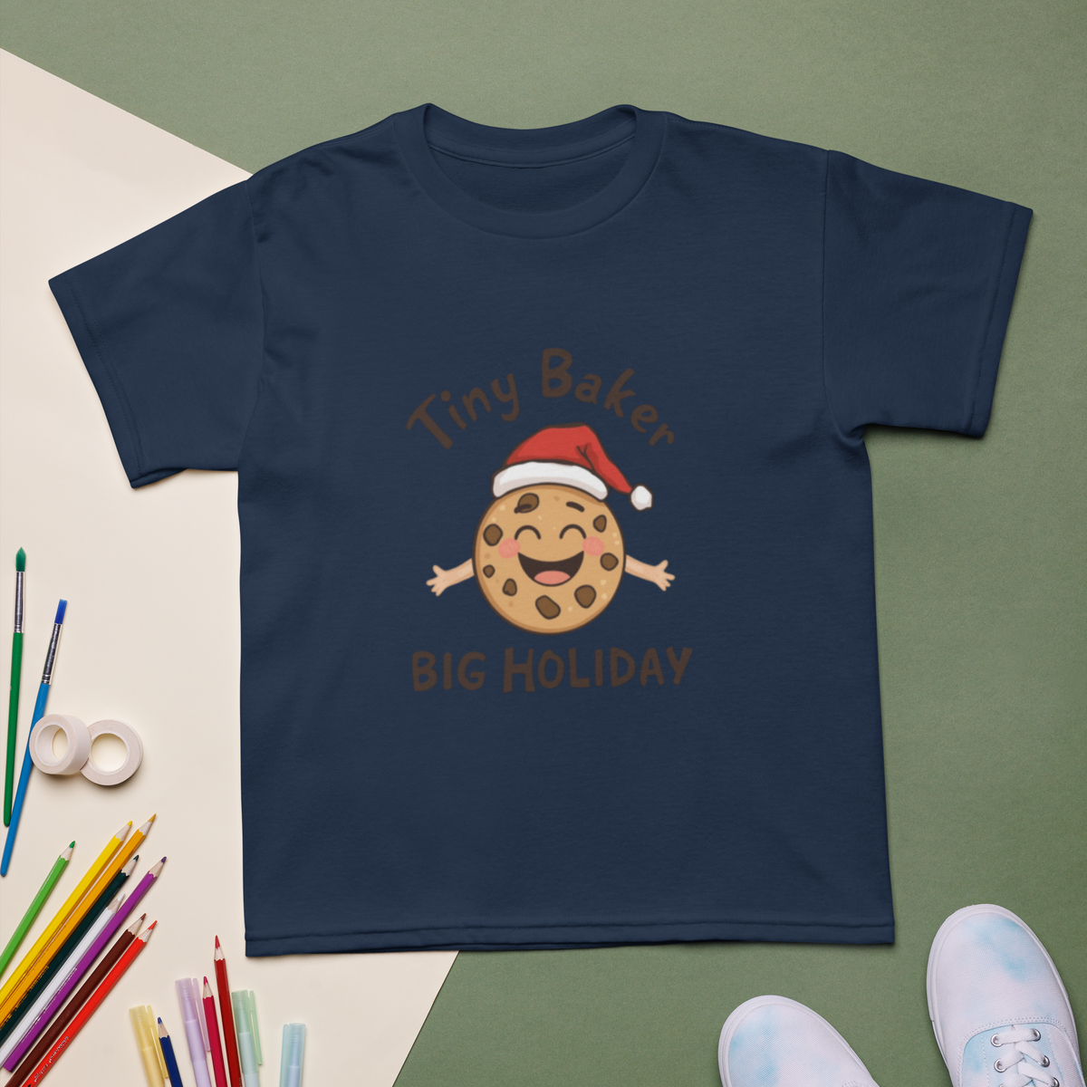 Tiny Baker Holiday V1 | Kids T-Shirt Apparel > Kids' T-Shirts ZomaModa