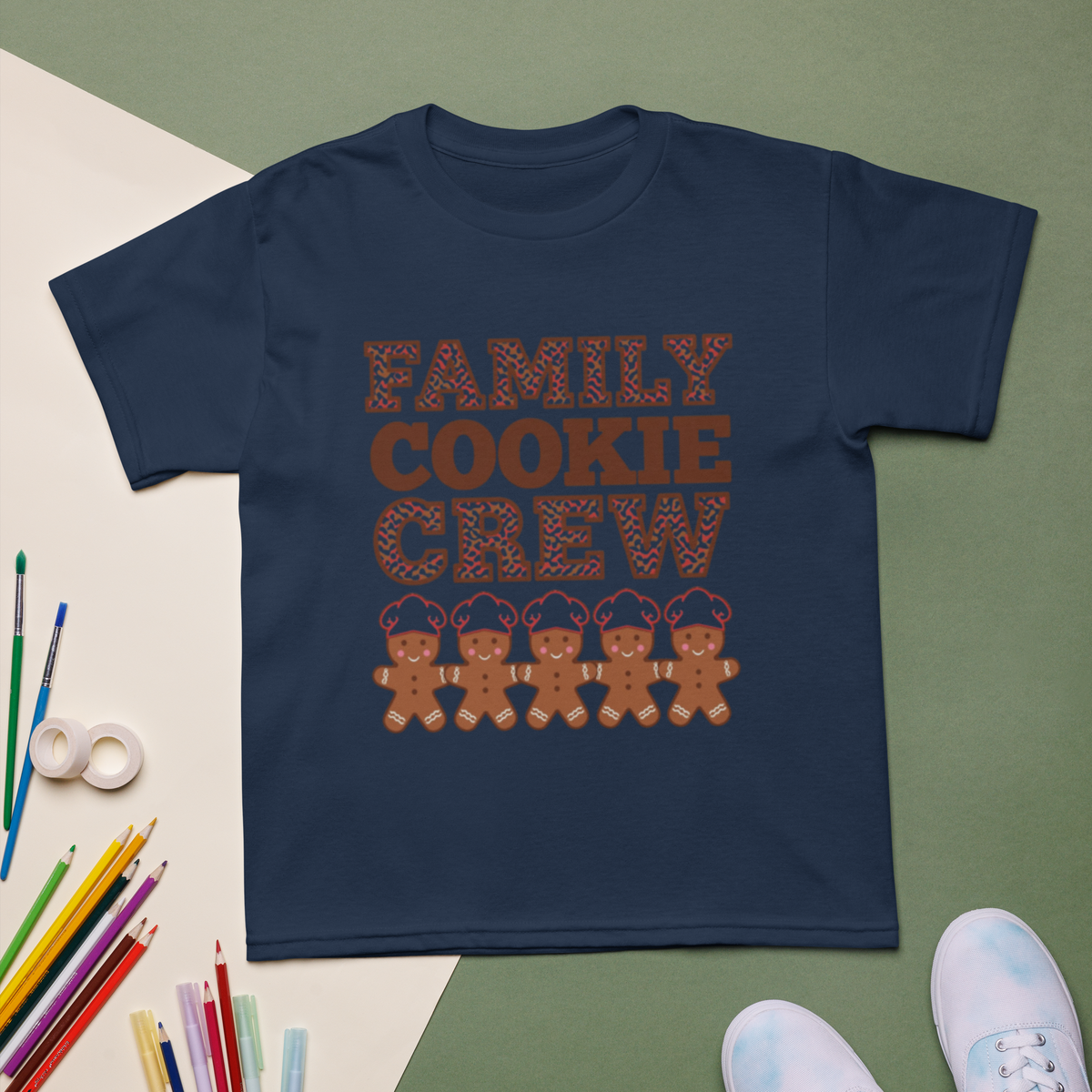 Family Cookie Crew V1 | Kids T-Shirt Apparel > Kids' T-Shirts ZomaModa