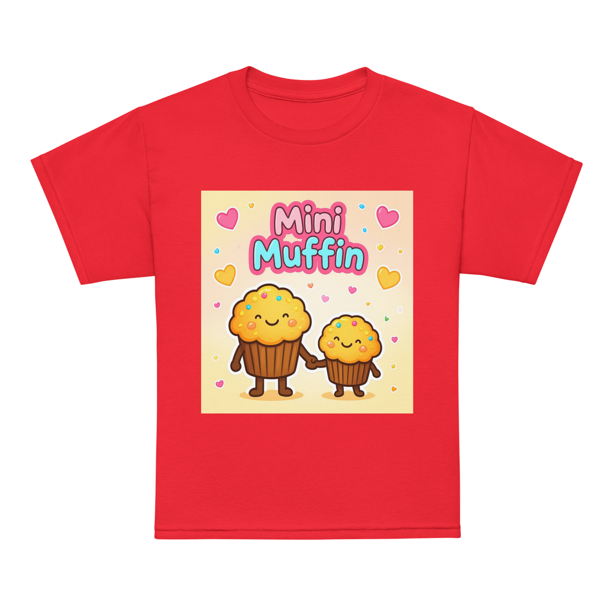 Mini Muffin Maker V1 | Youth t-shirt Red Apparel > Kids' T-Shirts ZomaModa