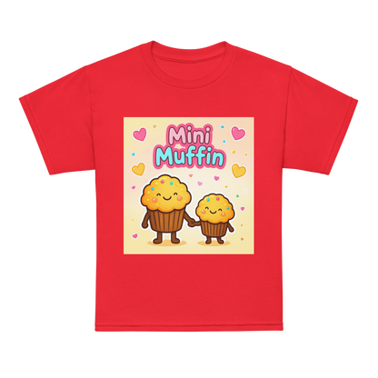 Mini Muffin Maker V1 | Youth t-shirt Red Apparel > Kids' T-Shirts ZomaModa