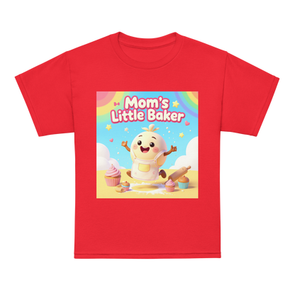 Mom’s Little Baker V1 | Youth t-shirt Red Apparel > Kids' T-Shirts ZomaModa
