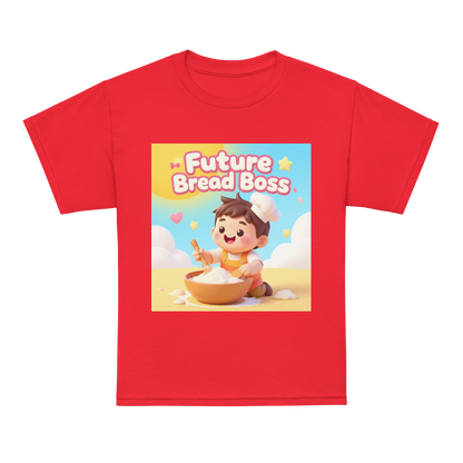 Future Bread Boss V1 | Youth t-shirt Red Apparel > Kids' T-Shirts ZomaModa