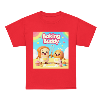 Baking Buddy V1 | Youth t-shirt Red Apparel > Kids' T-Shirts ZomaModa