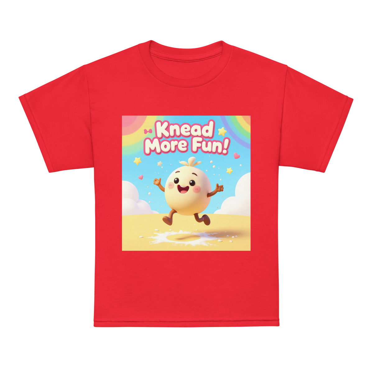 Knead More Fun V1 | Youth t-shirt Red Apparel > Kids' T-Shirts ZomaModa