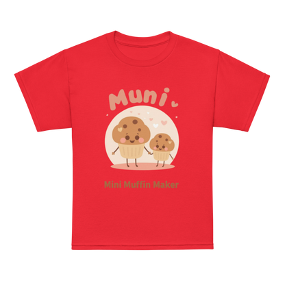 Mini Muffin Maker V2 | Youth t-shirt Red Apparel > Kids' T-Shirts ZomaModa