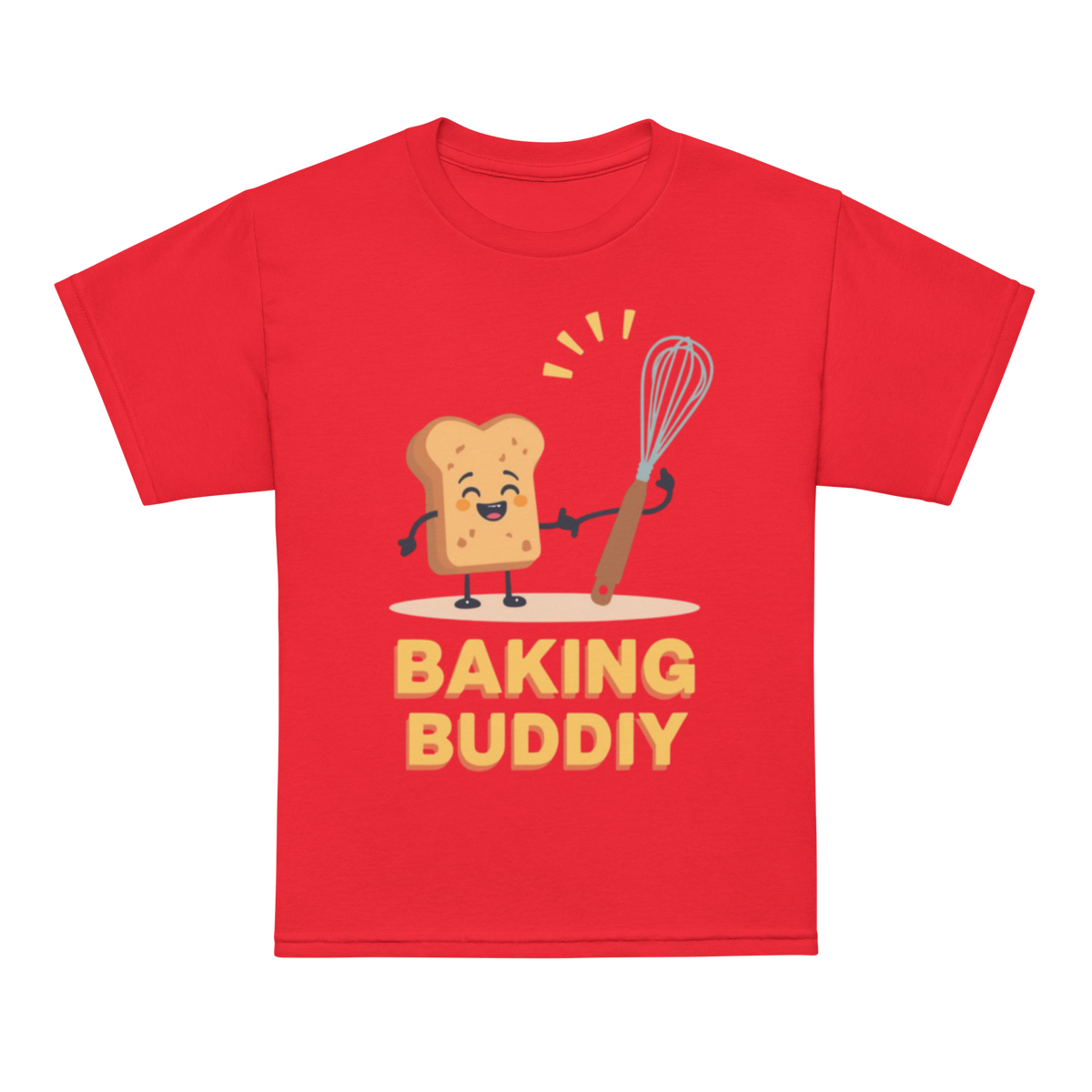Baking Buddy V2 | Youth t-shirt Red Apparel > Kids' T-Shirts ZomaModa