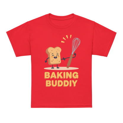 Baking Buddy V2 | Youth t-shirt Red Apparel > Kids' T-Shirts ZomaModa