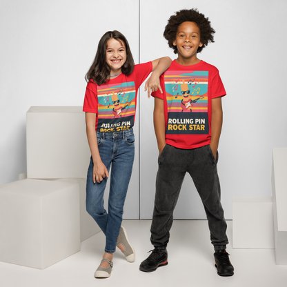 Rolling Pin Rock Star V3 | Youth t-shirt Apparel > Kids' T-Shirts ZomaModa