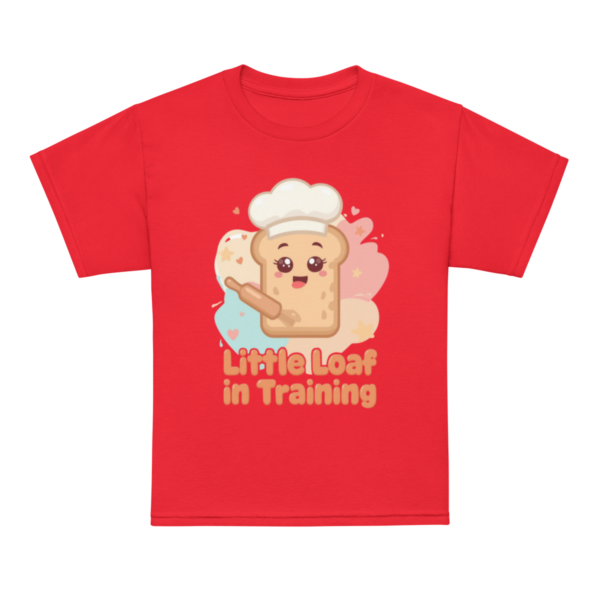 Little Loaf in Training V3 | Youth t-shirt Red Apparel > Kids' T-Shirts ZomaModa