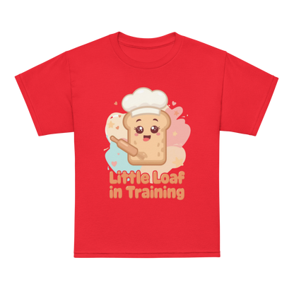 Little Loaf in Training V3 | Youth t-shirt Red Apparel > Kids' T-Shirts ZomaModa