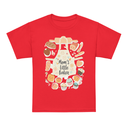 Mom’s Little Baker V2 | Youth t-shirt Red Apparel > Kids' T-Shirts ZomaModa